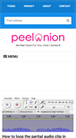 Mobile Screenshot of peelonion.com